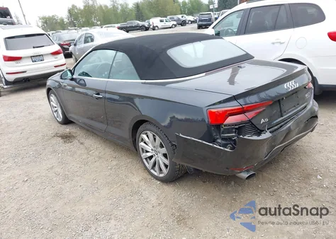 2018 Audi A5 2.0T Premium из США, поврежденный, VIN WAUYNGF53JN001452